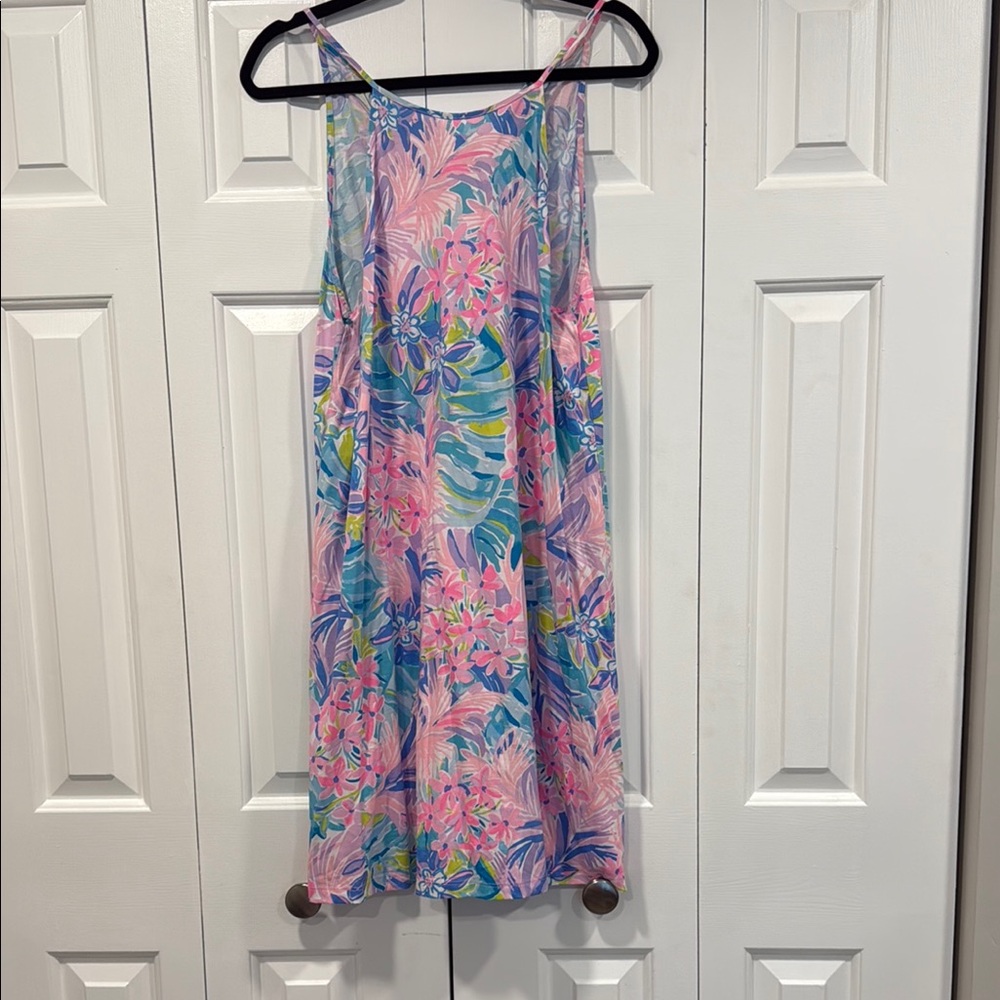 Lilly Pulitzer Pink and Blue Resort Sundress